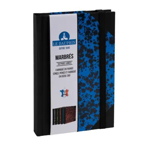 REG MARBRE 170x110. 192P LIGNE BLEU 