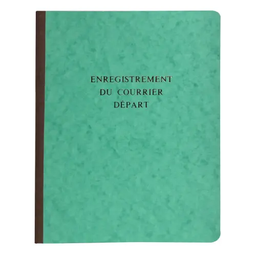 Piqûre « Courrier départ » - 32 x 24 cm - 80 pages - Le Dauphin
