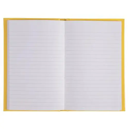 Carnet lign&eacute; - 17 x 11 cm - 192 pages - Jaune - EXACOMPTA 
