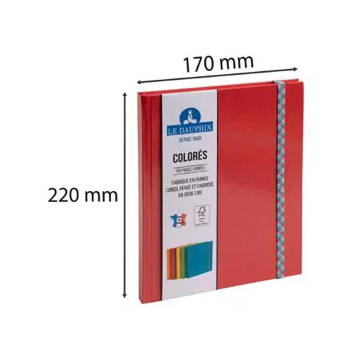 REG IDERAMA 220x170 192P LIGNE ROUGE FSC®