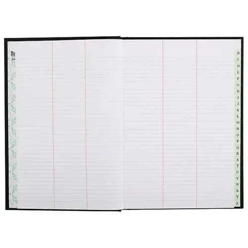 Registre répertoire ligné - A4 - 200 pages - Exacompta