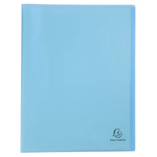 Porte-vues A4 80 vues Chrom Pastel Bleu - Exacompta