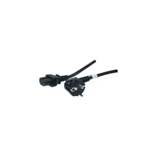 Cordon d alimentation CEE7 / C15 noir -1,8 m 