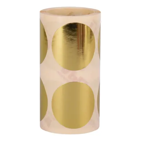 Rouleau gommettes rondes &Oslash; 45 mm or - Apli 