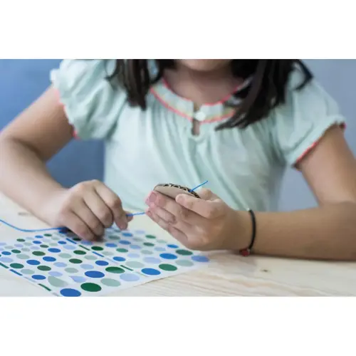 Gommettes enlevables formes et couleurs assorties 60 feuilles - Apli 