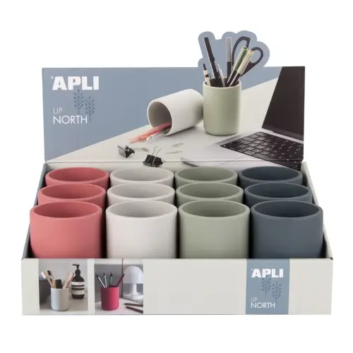 Pots à crayons en silicone Up North 12 unités - Apli