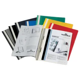 25 Chemises personnalisables &agrave; lamelles Duraplus - Coloris assortis - Durable 