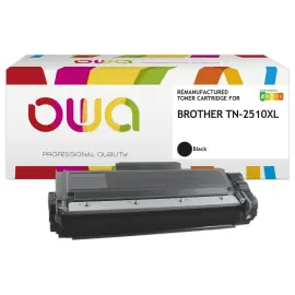 Toner OWA &eacute;quivalent Brother TN-2510XL noir 