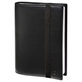 Agenda semainier  - 16x24 cm - D&eacute;cembre &agrave; d&eacute;cembre - Noir - QUO VADIS 