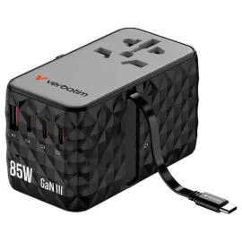 Adaptateur universel de voyage 85W GaN 