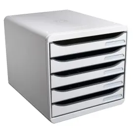 Module de classement Big Box Plus 5 tiroirs - Gris - EXACOMPTA 