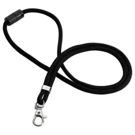 10 Cordon rond avec mousqueton - Noir - DURABLE 