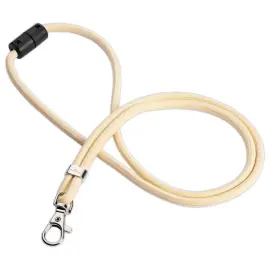 10 Cordon rond avec mousqueton - Blanc cass&eacute; - DURABLE 