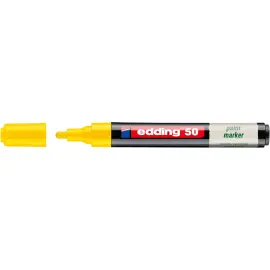 Marqueur peinture eau E50 - Jaune - EDDING 