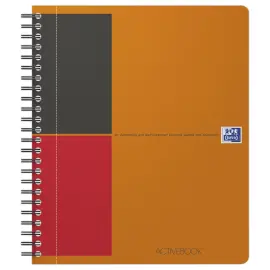 Cahier spirale Activebook International - A5+ - 160 pages - Lign&eacute; - OXFORD 