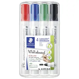 4 Marqueurs effa&ccedil;ables Lumocolor 351 - STAEDTLER 