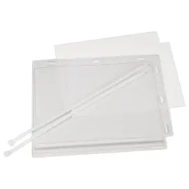 5 Pochettes d'affichage &eacute;tanches - A5 - Fermeture serre-c&acirc;bles - DURABLE 