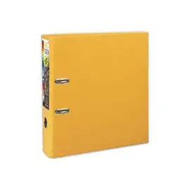 Classeur &agrave; levier jaune Prem'Touch - EXACOMPTA 