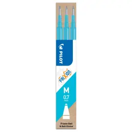 3 Recharges pour stylo Frixion Proclicker - Turquoise - PILOT 