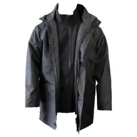 PARKA 4 EN 1 NOIR HOMME TAILLE M 