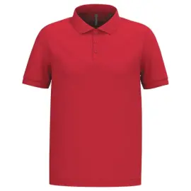 Polo homme - Manches courtes - Taille XXL - Rouge 