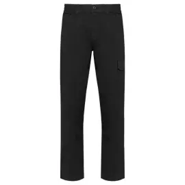 Pantalon coton - Stretch - Taille 44 - Noir 