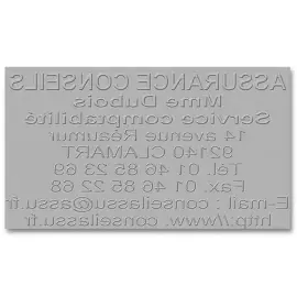 Plaque caoutchouc seule - 9 lignes 