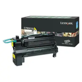 Toner LEXMARK jaune C792X1YG 