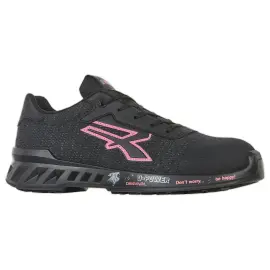 Paire CHAUSSURES DE S&Eacute;CURIT&Eacute; MICHELLE ESD S1P SRC - NOIR/ROSE TAILLE 37 