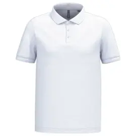 Polo homme - Manches courtes - Taille XL - Blanc 