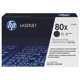 HP 80X CF280X toner noir Grande capacit&eacute; - HP 
