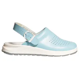 Paire Sabots perfor&eacute;s avec boucle - Taille 38 - Bleu 