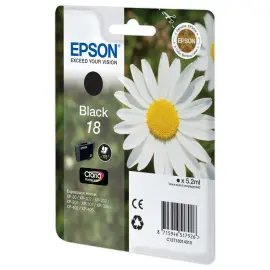 cartouche jet d'encre EPSON noire P&acirc;querette Black 18 T180 