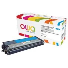 Toner &eacute;q. BROTHER TN-325C - Haute capacit&eacute; - Cyan - OWA 
