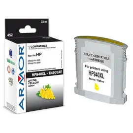 Cartouche d'encre ARMOR jaune compatible HP C4909A 