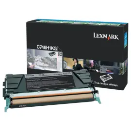 Toner LEXMARK noir HC C7461KG 