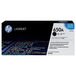 HP 650A CE270A toner noir 