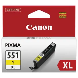 Cartouche jet d'encre CANON jaune CLI-551XL haute capacit&eacute; 