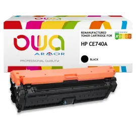 Toner &eacute;q. HP CE740A - Noir - OWA 