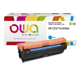 Toner &eacute;q. HP CE271A - Cyan - OWA 
