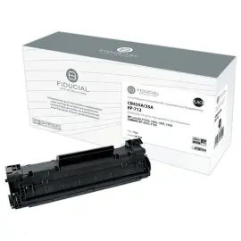 Toner remanufactur&eacute; &eacute;q. HP CB435A, CANON 712 - Noir 