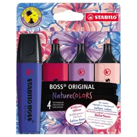 4 Surligneurs Boss nature  - STABILO 