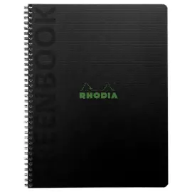 Cahier A5+ - 160 pages - 5x5 - Noir - RHODIA 