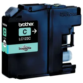Cartouche jet d'encre BROTHER cyan LC123C haute capacit&eacute; 