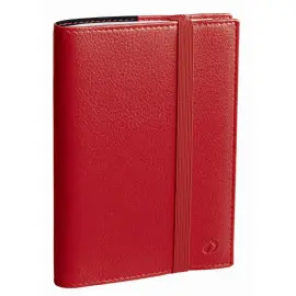 Agenda semainier Time Life - 10x15 cm - Rouge vermeil - Janvier &agrave; d&eacute;cembre - QUO VADIS 