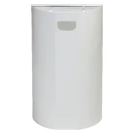 Collecteur mural demi-lune - 40L - Blanc 
