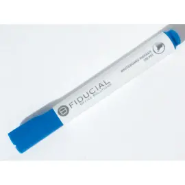 Marqueur pour tableaux blancs - Pointe biseaut&eacute;e - Bleu - FIDUCIAL 