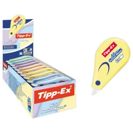 10 Mini d&eacute;vidoir correction &agrave; sec - Coloris pastel - TIPPEX 