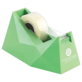 D&eacute;vidoir de bureau pour rubans adh&eacute;sifs 33 m x 19 mm - Vert clair 