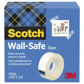 Rouleau d'adh&eacute;sif invisible et repositionnable - SCOTCH Magic 811 - 33 m x 19 mm 